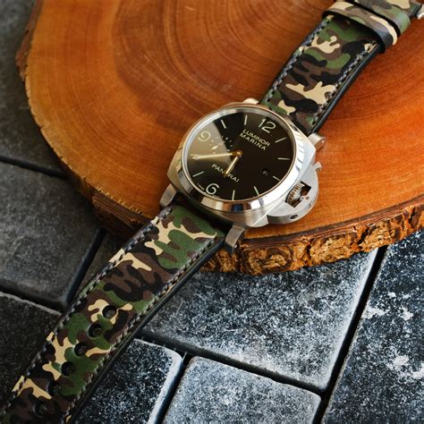 panerai camouflage strap|rubber straps for panerai.